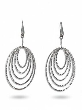 JCM sterling silver drop earrings - GM1252